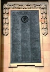 Detail from The Edinburgh Academy memorial.